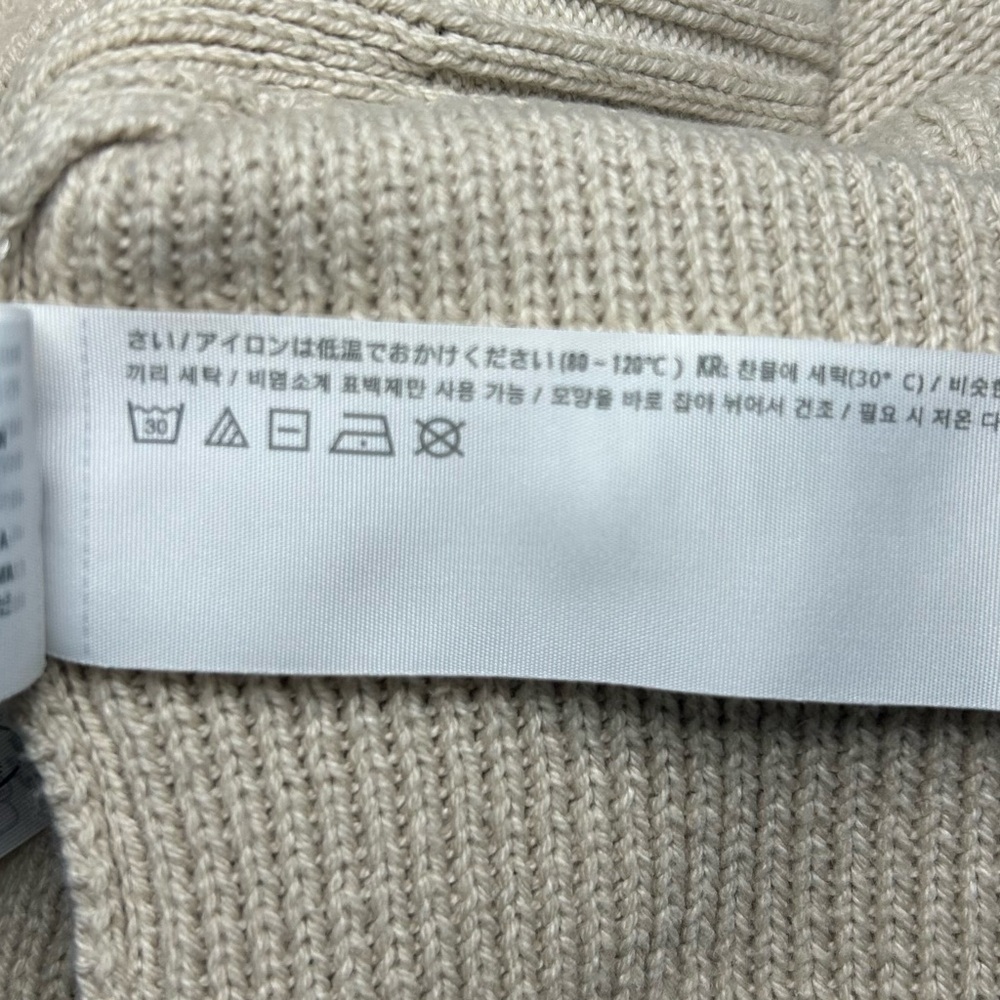 Hollister Beige Half-Zip Sweater, Pullover Sz XS - Picture 7 of 7
